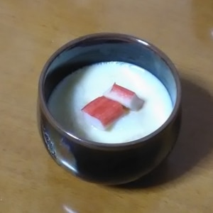 めんつゆで茶碗蒸し